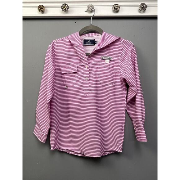 Properly Tied Inlet Cover‎ Up girls Youth Medium Striped Swim Cover up Beach - Picture 1 of 7